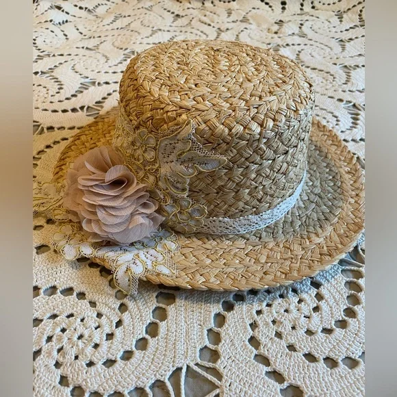 Cappelli Woven Straw Hat - Picture 2 of 6